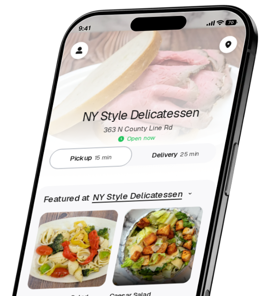 NY Style Delicatessen app preview